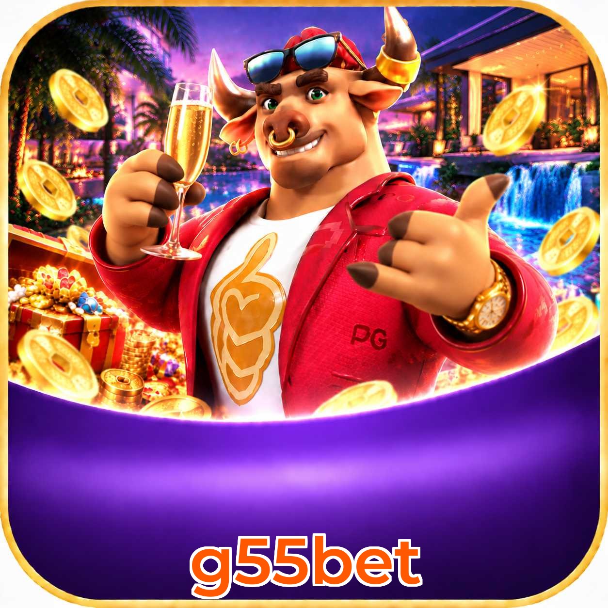 Bônus g55bet R$5.000 mais 500 giros grátis com rollover justo