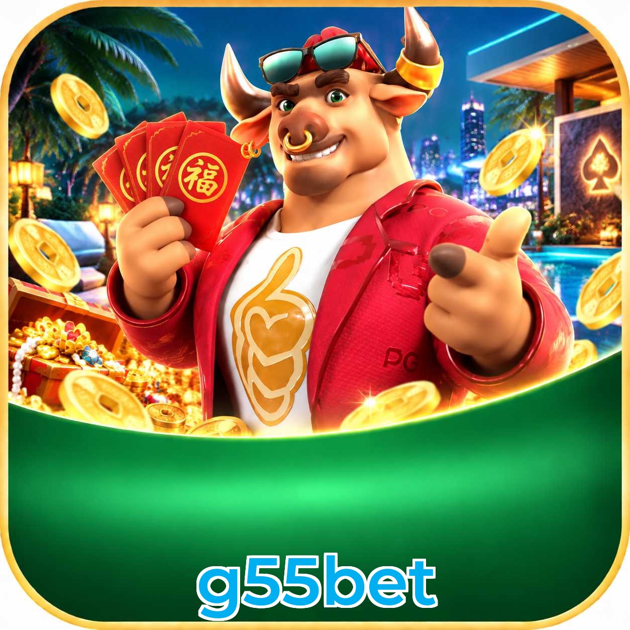Pacote de boas-vindas ao criar conta na g55bet